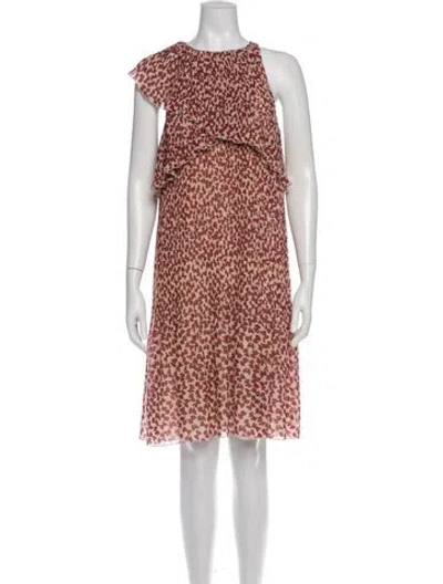 Pre-owned Giamba Animal Print Knee-length Dress