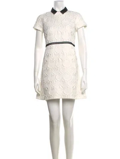 Pre-owned Giamba Patterned Mini Dress In Multi