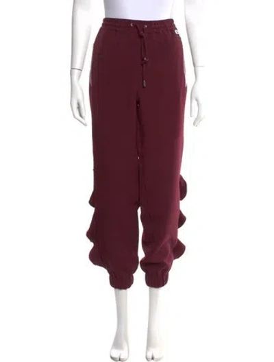 Pre-owned Giamba Skinny Leg Pants W/ Tags In Burgundy