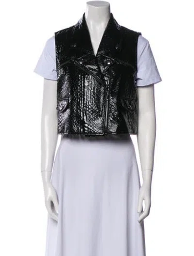 Pre-owned Giamba Vest In Black