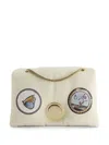 Giambattista Valli Schultertasche Mit Airbag Micromosaic-print In Weiss