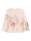 Giambattista Valli All-over Print Blouse In Pink