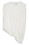 Giambattista Valli Asymmetric Drape Top