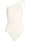 Giambattista Valli Asymmetric Swimsuit In White