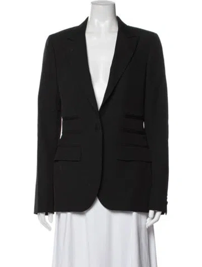 Pre-owned Giambattista Valli Blazer In Black/blue