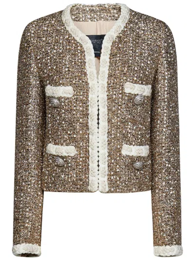 Giambattista Valli Blazer In Gold