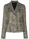 Giambattista Valli Bouclé Blazer In Black