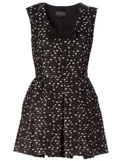 Giambattista Valli Bouclé Knit Dress In Black