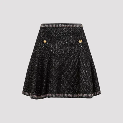 Giambattista Valli Boucle Loop Mini Skirt In Black