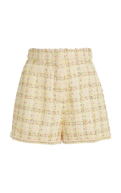Giambattista Valli Bouclé Shorts In Multi