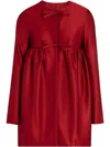 Giambattista Valli Bow-detail Mini Dress In Red