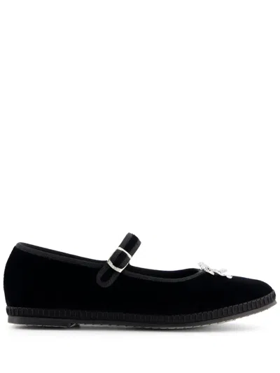 Giambattista Valli Ballerinas Mit Schleifendetail In Black