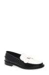 Giambattista Valli Bow Two-tone Loafer