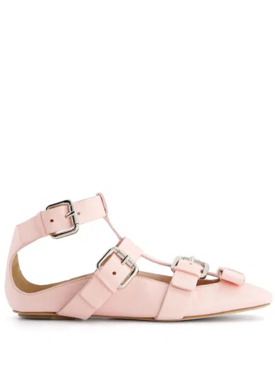 Giambattista Valli Buckled Sandals In Pink