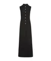 Giambattista Valli Button-front Sleeveless Maxi Gilet In Black