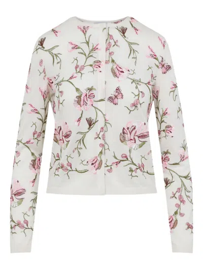 GIAMBATTISTA VALLI CASHMERE-SILK CARDIGAN