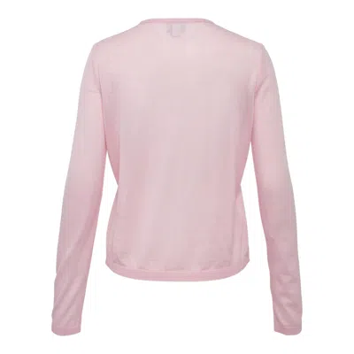 Giambattista Valli Cashmere Silk Knit Top In Pink