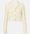 Giambattista Valli Checked Cotton-blend Jacket In Multicolor