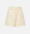 Giambattista Valli Checked Cotton-blend Shorts In Multicoloured