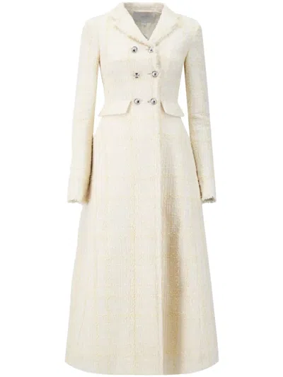 Giambattista Valli Doppelreihiger Mantel In Neutrals
