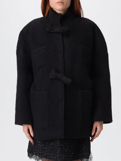 GIAMBATTISTA VALLI COAT GIAMBATTISTA VALLI WOMAN COLOR BLACK,437126002