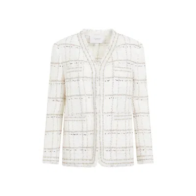 Giambattista Valli Bouclé Jacket In White
