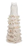 Giambattista Valli Confetti Bouclé Midi Dress In Multi