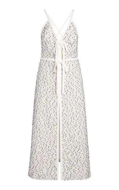 Giambattista Valli Confetti Bouclé Midi Dress In Multi