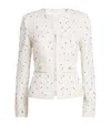 Giambattista Valli Cotton-blend Polka-dot Jacket In White