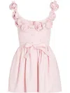 Giambattista Valli Floral Applique Mini Dress In Pink