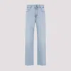 Giambattista Valli Flared High-waist Jeans Frayed Hem In Blue