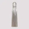 Giambattista Valli Laminated Gold Cotton Long Dress With Plunging Neckline In Gold