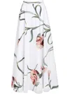 Giambattista Valli Cotton Maxi Skirt In White