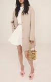 Giambattista Valli Cotton Poplin Mini Skirt In White