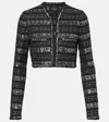 Giambattista Valli Sequined Jacket In Black