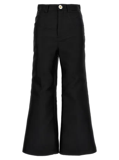 GIAMBATTISTA VALLI GIAMBATTISTA VALLI CROPPED SILK BLEND PANTS