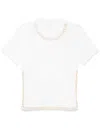 Giambattista Valli Crystal-embellished T-shirt In White