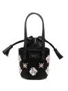 Giambattista Valli Crystal-embellished Tote Bag In Black