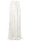 Giambattista Valli Curtained Maxi Skirt In White