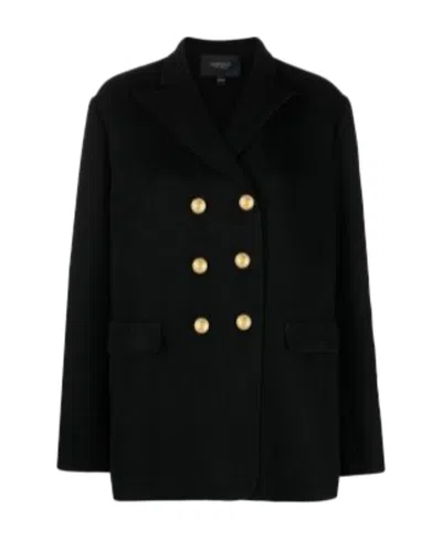 Giambattista Valli Decorative Button Double-breasted Jacket In Black