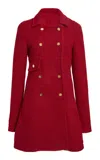 Giambattista Valli Double-breasted Boucle Coat In Red