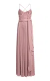 Giambattista Valli Draped Gown In Light Pink