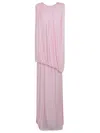 Giambattista Valli Fresh Silk Dress With Wrapped Shoulders
