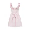 Giambattista Valli Floral Applique Mini Dress In Multicolor