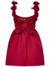 Giambattista Valli Satin Mini Dress With Structured Balloon Skirt