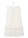 Giambattista Valli Drop-waisted Shift Dress In Neutral