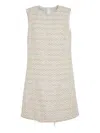Giambattista Valli Embellished Tweed Mini Day Dress