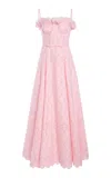 Giambattista Valli Embroidered Bustier Dress In Pink