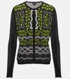 Giambattista Valli Embroidered Cashmere And Silk Cardigan In Black