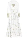 Giambattista Valli Embroidered Dress In White